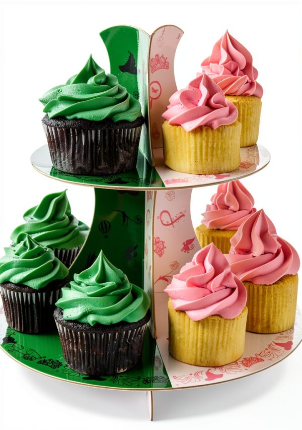 Cupcake Stand Pink Green Witch Tower Xo Fetti Plastic-3