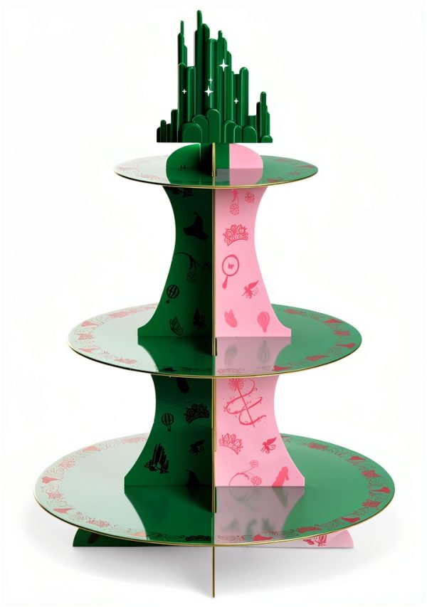 Cupcake Stand Pink Green Witch Tower Xo Fetti Plastic-6