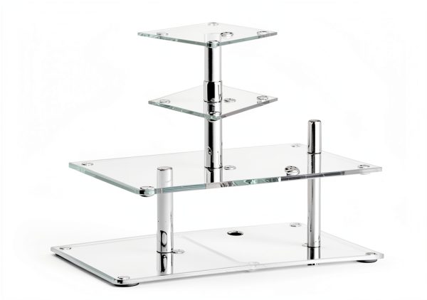 Henable 4 Tier Acrylic Cupcake Stand LED-5