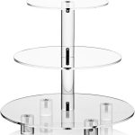 Wish Wedding Acrylic Cupcake Stand Tiered Display Food Grade-0