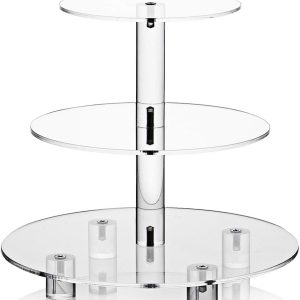 Wish Wedding Acrylic Cupcake Stand Tiered Display Food Grade-0