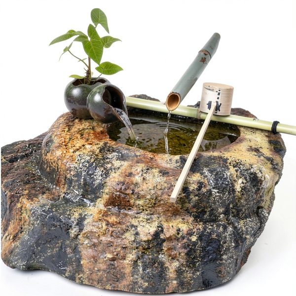 Parliky Pond Water Spitter U-Shaped Spout Garden Fountain-4