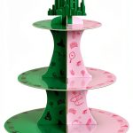 Cupcake Stand Pink Green Witch Tower Xo Fetti Plastic-0