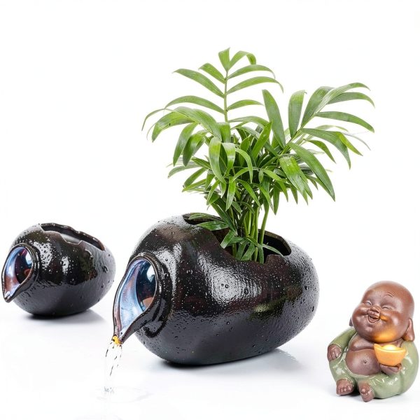 Pond Water Spitter GUQASDV Resin Jar Design-4
