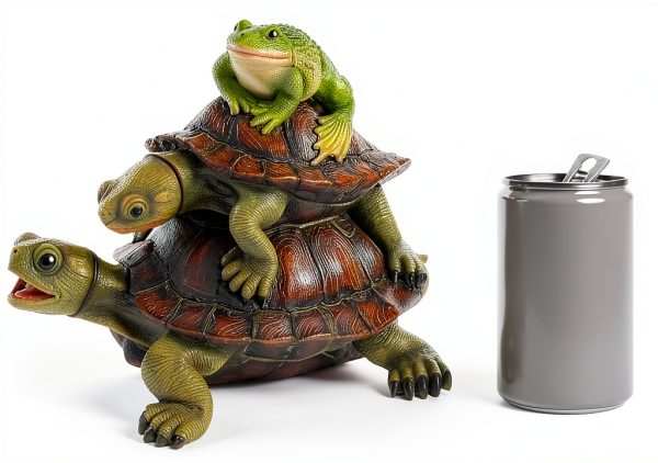 Green Vista Turtle Pond Water Spitter Resin Design-3