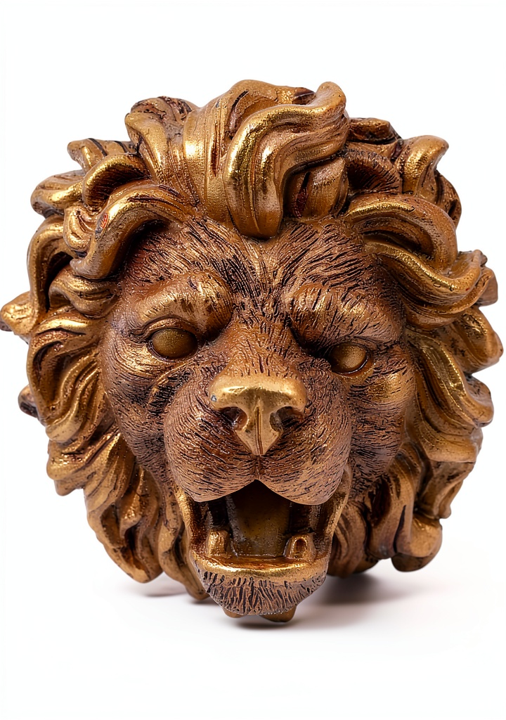 Installing PRETYZOOM Lion Head Fountain Nozzle Wall Mount Pond Water Spitter on a garden wall