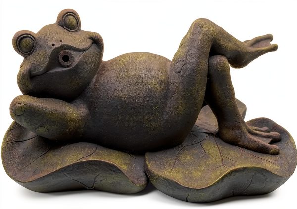 Cobalt Aquatics Pond Water Spitter Frog Resin Aerator Model 16000-0