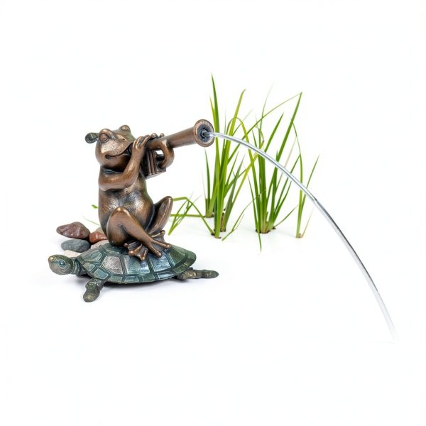 Aquascape Jazz Frog Spitter Polystone Pond Water Feature 13"-6