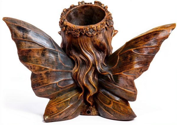 Aquascape Fairy Planter Spitter Bronze Polycast-3