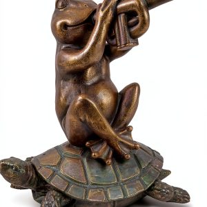 Aquascape Jazz Frog Spitter Polystone Pond Water Feature 13"-0