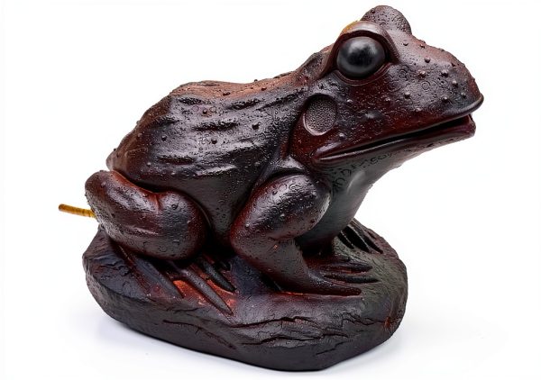 Sunnyside Polystone Frog Water Spitter Aerator Black Brown QW24000004-1