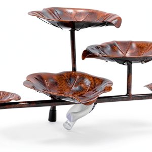 Beckett 3 Leaf Tier Spitter Pond Water Fountain Plastic 11x7x14 inches-0