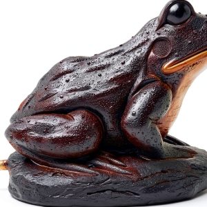 Sunnyside Polystone Frog Water Spitter Aerator Black Brown QW24000004-0