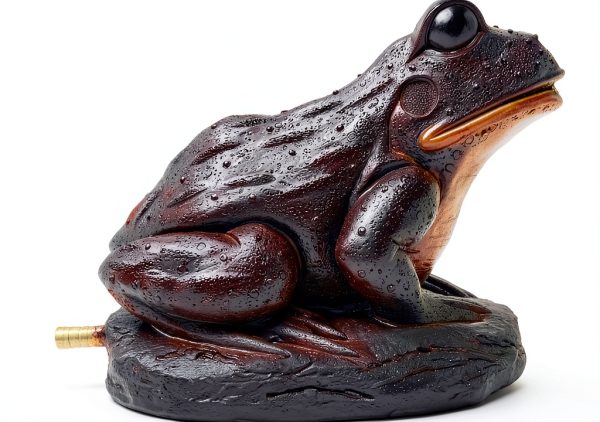 Sunnyside Polystone Frog Water Spitter Aerator Black Brown QW24000004-0
