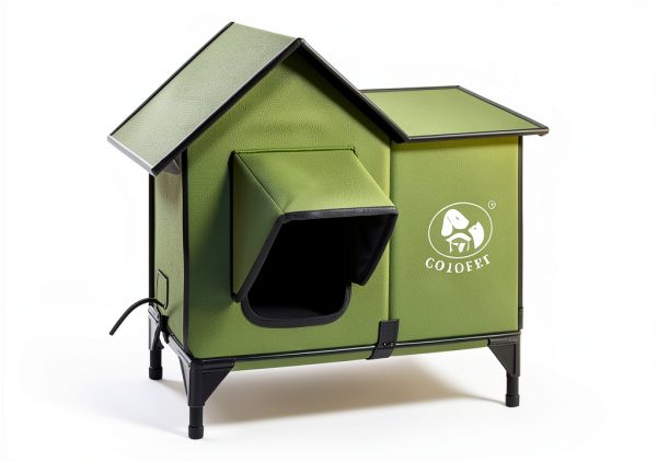 Heated Cat House Outdoor 21x17x17 GOLOPET with Intelligent Controller-7