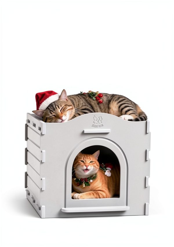 Indoor Cat House Apasiri Warm Insulated Durable Condo-2