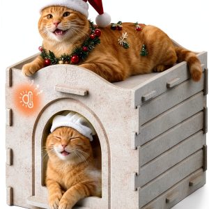 Indoor Cat House Apasiri Warm Insulated Durable Condo-0